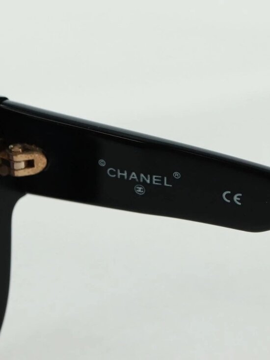 CHANEL Sunglasses plastic Black CC Auth ka1252 main image 13